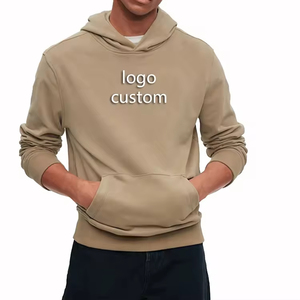 Vente en gros OEM – Nouveau sweat à capuche décontracté pour homme, coupe oversize, épaules tombantes, 100 % coton molletonné, personnalisable, pour l'automne - Product Image 3