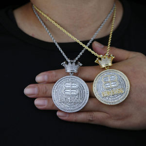 Collar con Colgante de Letra de Plata 925 de Alta Calidad con Moissanita, Estilo Hip Hop, Joyería Iced Bling, Regalo para Fiestas, Raperos y Streetwear - Product Image 5