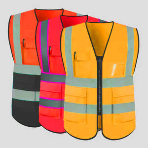 Gilet de sécurité personnalisé avec logo, haute visibilité, réfléchissant, pour travaux de nuit en extérieur - Product Image 4