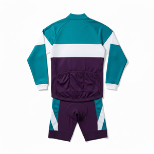 Uniforme de Ciclismo Transpirable de Secado Rápido al por Mayor, Ropa de Ciclismo de Manga Corta, Precio de Fábrica, Conjunto de Ropa de Ciclismo Personalizada - Product Image 3