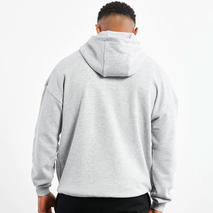 Sweat à capuche surdimensionné personnalisé pour homme, en molleton de coton épais 400 GSM, style streetwear, vente en gros, fournisseur en vrac - Product Image 2