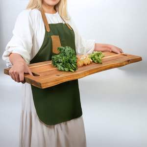 Tabla de Cortar de Madera Resistente para Carne y Verduras, No Tóxica, Fácil de Limpiar, Apta para Lavavajillas, 1.3 cm de Grosor - Product Image 3