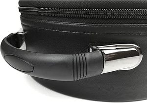 Estuche para Corona de Águila Bicéfala del 33º Grado del Rito Escocés Masónico – Bolsa de Almacenamiento Redonda Bordada con Alas Descendidas para Regalia - Product Image 5