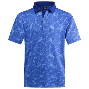 Nouveaux polos de golf antibactériens, coupe confortable, résistants aux plis, séchage rapide, vêtements de golf, matière 100% polyester - Product Image 4