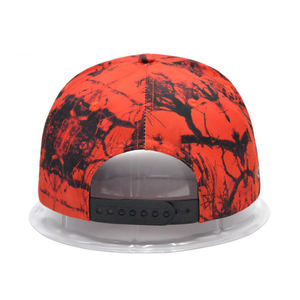 Casquette de baseball unisexe personnalisée à 5 panneaux en polyester/coton avec logo brodé en 3D, réglable et à fermeture snapback, pour l'extérieur - Product Image 4
