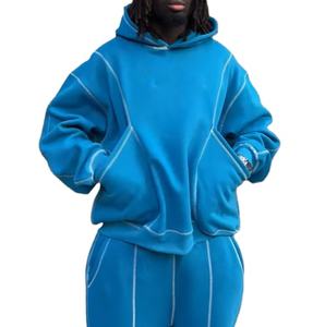 OEM Personnalisé Unisexe Survêtement à Capuche Surdimensionné et Pantalon de Jogging Survêtement Survêtement Respirant pour Hommes - Product Image 1