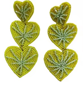 Accessoires de mariage faits à la main en résine pour femmes, ensemble de bijoux et de sacs à main en perles de verre pour marques à marque privée - Product Image 5