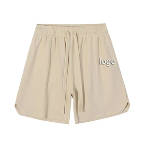 Wholesale Custom Men's Workout Fitness <b>Shorts</b> Drawstring Solid Mid Anti-Wrinkle Breathable Quick Dry Sport Running Gym Casual - Product Image 1