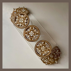 Bandeja de Chocolate Decorativa Hecha a Mano para Regalos y Elegantes Interiores del Hogar, Bandeja de Servicio Contemporánea de Acrílico con Madreperla - Product Image 6