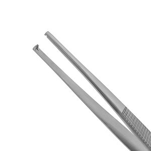 Forceps chirurgical professionnel en acier inoxydable Adson à dents dentées, instrument de pansement et de dissection, à dents crantées, manuel - Product Image 3