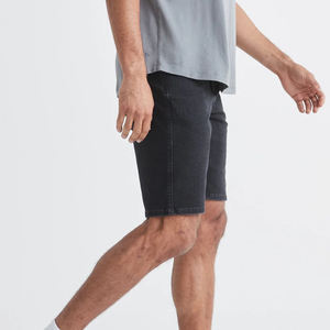 Shorts en jean pour hommes à taille élastique, style urbain, haute qualité, design personnalisé et logo imprimé – Meilleures ventes - Product Image 2
