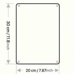 CIFbuy Targa Vintage Retrò in Alluminio 8x12 Pollici Stile Fattoria con Pollo per TikTok per Servizio Ritiro Temu 20.3x30.5cm Insegna da Giardino - Product Image 3