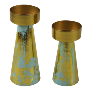 Set of Three Unique Metal Candle <b>Holders</b> Lanterns for Church Table Bedroom Lobby Decor Durable Home Table Decor Candle Stand - Product Image 6
