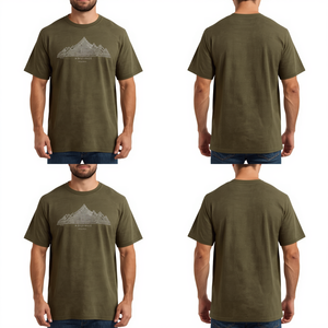 Camiseta Extra Grande con Pedrería Mountain Ridge de Alta Calidad a Precio de Mayoreo para Hombre, Ropa Casual - Product Image 3