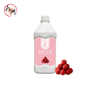 Sirop de thé au lait Boba à la pulpe de litchi, bouteille de 2,5 kg, fournisseur OEM de marque privée pour les franchiseurs de bubble tea - Product Image 3