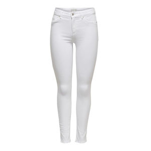 Jeans pour femmes OEM, vêtements pour femmes, jeans à jambes larges, taille mi-haute, décontractés, en denim blanc personnalisé, best-seller - Product Image 1