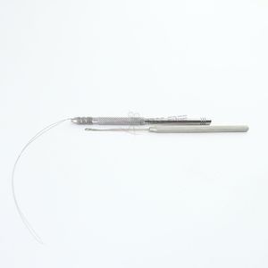 Premium Hair Extension Hook <b>Needle</b> with Flexible Loop <b>Threader</b> for Micro Ring Nano Beads Quick Installation - Product Image 2