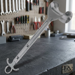 Rétracteur gynécologique manuel, instrument chirurgical certifié CE classe I pour la chirurgie gynécologique - Product Image 4
