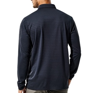 Logotipo personalizado del fabricante impreso espacios en blanco 100% algodón lienzo antiarrugas de talla grande patrón sólido Golf para camisas para hombres - Product Image 5