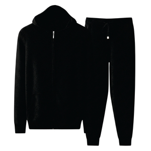 Conjunto de Sudadera y Pantalones Deportivos de Algodón Grueso Personalizado de Alta Calidad, Pantalones Deportivos Ajustados con Corte Acampanado para Hombre - Product Image 6
