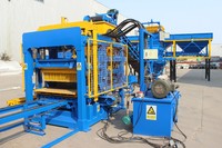 Ligne de fabrication automatique de blocs de pavé/creux/interbloqués QT5-15 avec contrôle PLC à pression hydraulique, facile à utiliser, 240V/380V