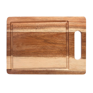 Tabla de Cortar de Madera Maciza de Nogal de Primera Calidad, Tabla de Cortar de Madera Gruesa Personalizada con Ranura para Jugo - Product Image 2