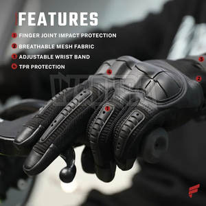 Guantes de Carreras de Karts de Diseño Profesional, Fabricante de Pakistán, Guantes de Carreras de Karts con Diseño Personalizado - Product Image 5