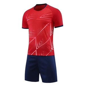 Factory Direct Wholesale Adult Soccer Uniform Sets Quick Dry Lightweight Breathable Football Jerseys Custom Logo Team Made - Product Image 1