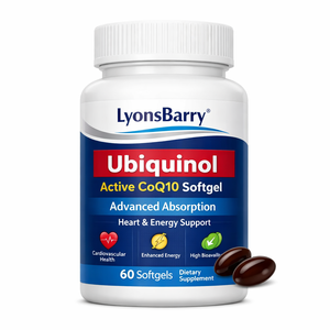 Lyonsbarry Ubiquinol CoQ10 Actif 100mg Capsules Absorption Avancée Santé Cardiaque Antioxydant Complément Alimentaire OEM Privé - Product Image 3