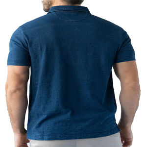 Polo homme en coton, manches courtes, style décontracté, séchage rapide, prix bas, fabrication OEM. - Product Image 2