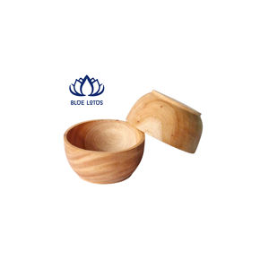 Assiette de service en bois classique, design vintage, finition polie, écologique, passe au lave-vaisselle, pour les collations, les gâteaux, usage domestique/restaurant - Product Image 1