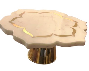 Venta al por mayor precio barato de alta calidad de Metal giratorio soporte de pastel de acero inoxidable ajustable plato giratorio de la torta - Product Image 1