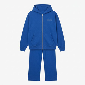 Ensemble de survêtement à capuche ajusté Hawk Eye Sports avec étiquette personnalisée, nouveau modèle, respirant, en polaire anti-bactérienne unie - Product Image 3