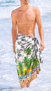 Pareo de Playa Personalizado para Hombre, Sarong Ligero, Cubre Traje de Baño, Fabricante OEM - Product Image 2
