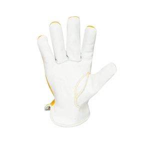 Heavy Duty Cowhide Grain Split Leather <b>Driver</b> <b>Gloves</b> Industrial Safety Hand Protection Durable Work <b>Gloves</b> for Household Use - Product Image 3