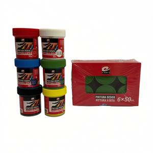 PINTURA DEDOS 50ML Pintura para Dedos Verde Juguetes de Dibujo - Product Image 1