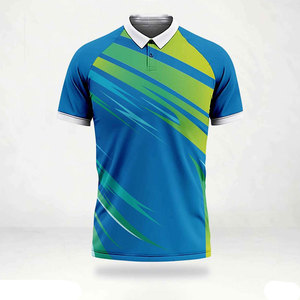 Maillot de cricket personnalisé en polyester respirant à séchage rapide avec col en V – Vêtements de sport haut de gamme pour le cricket - Product Image 1