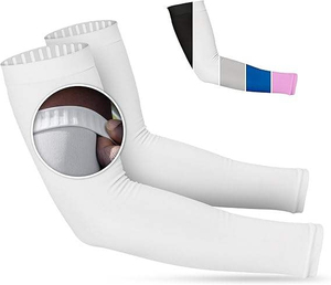 Manchons de compression de qualité supérieure pour le sport, la gym, la course, le cyclisme, le football – Fournisseur personnalisé – Protection solaire – Manchons de bras unisexes - Product Image 6