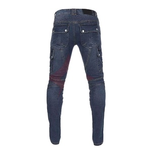 Pantalones de Motocicleta para Conducción al Aire Libre, Jeans Negros, Equipo de Protección para Moto, Pantalones Todoterreno, Jeans de Carreras con Armadura para Hombre - Product Image 1