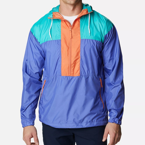 Veste coupe-vent d'extérieur personnalisable pour homme, imperméable, à capuche, vente en gros OEM, prix abordable, collection 2025 - Product Image 1
