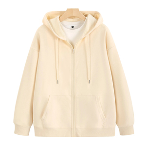 Sudadera con capucha Smart Fit de tela estructurada con cremallera completa para hombre, para calentamiento, entrenamiento al aire libre, correr, forro polar duradero. - Product Image 2