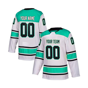 Jersey de Hockey sobre Hielo para Hombre, 100% Poliéster, Precio Económico, Nombre del Equipo Personalizado, Manga Larga, Bordado de Alta Calidad, Logotipo Personalizado, Secado Rápido - Product Image 4