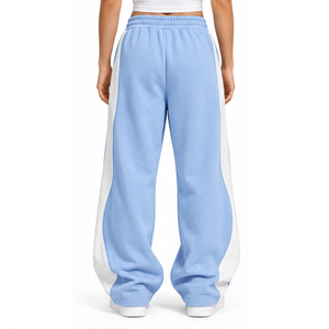 <b>Women</b> 100% Cotton <b>Baggy</b> Fleece Trousers manufacturer supplier factory OEM ODM private label bulk order apparel streetwear casual - Product Image 3