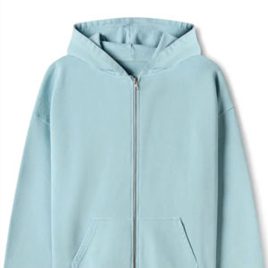 Premium <b>Zip</b> Up Hoodie Oversized Cotton Fleece Drop Shoulder <b>Zip</b> Hoodie Custom Streetwear Wholesale Apparel Manufacturer DDP - Product Image 3