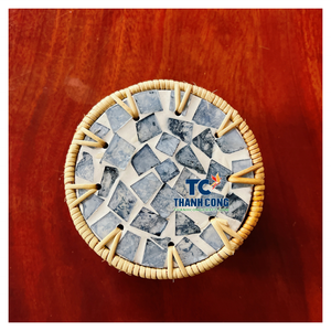 Proveedor confiable de vajilla premium, colección de posavasos de ratán con refinados posavasos redondos de ratán para distribuidores en Vietnam. - Product Image 1