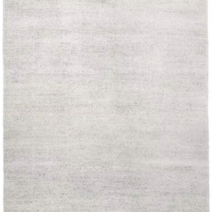 Alfombra Elegante de Viscosa y Lana en Tonos Neutros, Hecha a Mano |   Alfombra de color sólido, tono neutro, tamaño personalizado para sala de estar - Product Image 1