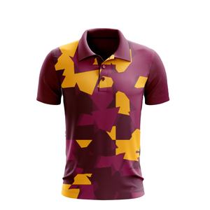 Camisetas Polo de Manga Corta Transpirables de Secado Rápido, Ropa de Pesca Sublimada Estampada, Camisetas Polo de Pesca con Cremallera de Talla Grande - Product Image 1