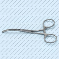 Pince DeBakey en gros, à anneau courbé en S, pour occlusion vasculaire, réutilisable, instruments chirurgicaux cardiovasculaires CE