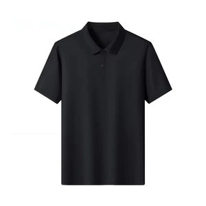 Vente en gros de polos pour hommes à manches courtes 100% coton, polos de golf unis, polos personnalisés 2024 - Product Image 1