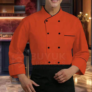 Veste de chef professionnelle, durable, légère, respirante, à manches longues, tenue culinaire, équipement de cuisine - Product Image 4